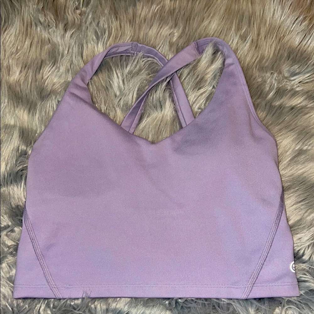Gilly Hicks Recharge lavender sports bra sz M